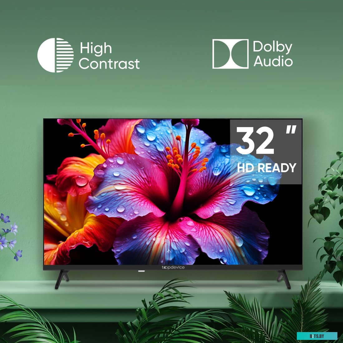Телевизор Topdevice 32" LED Frameless CN04 TDTV32CN04H_BK