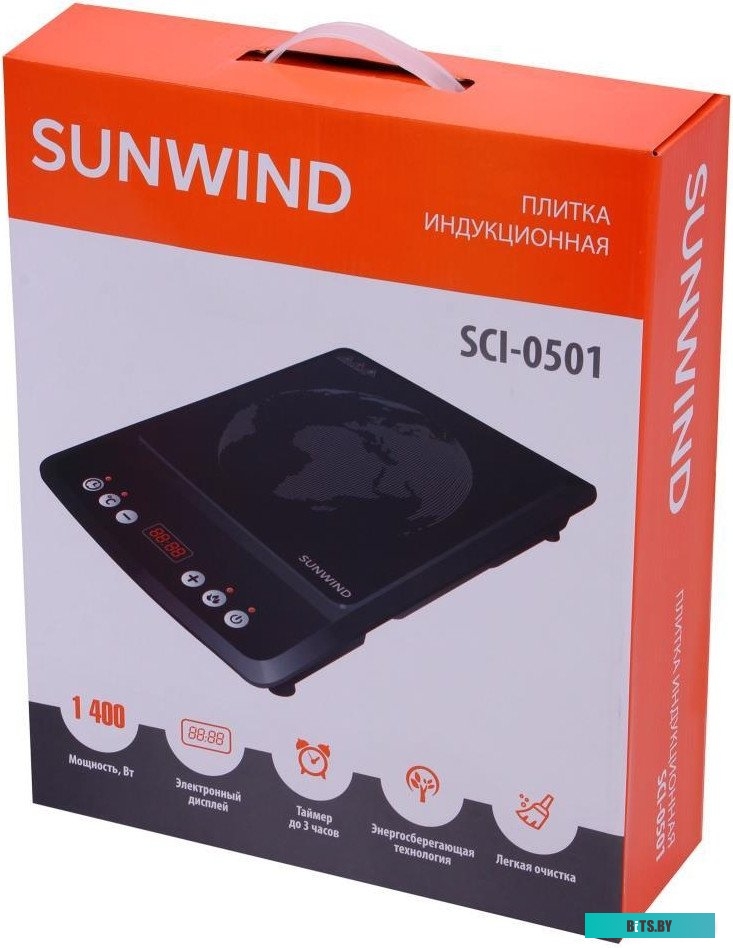 SCI-0501 Плита Индукционная SunWind SCI-0501 черный стеклокерамика (настольная)