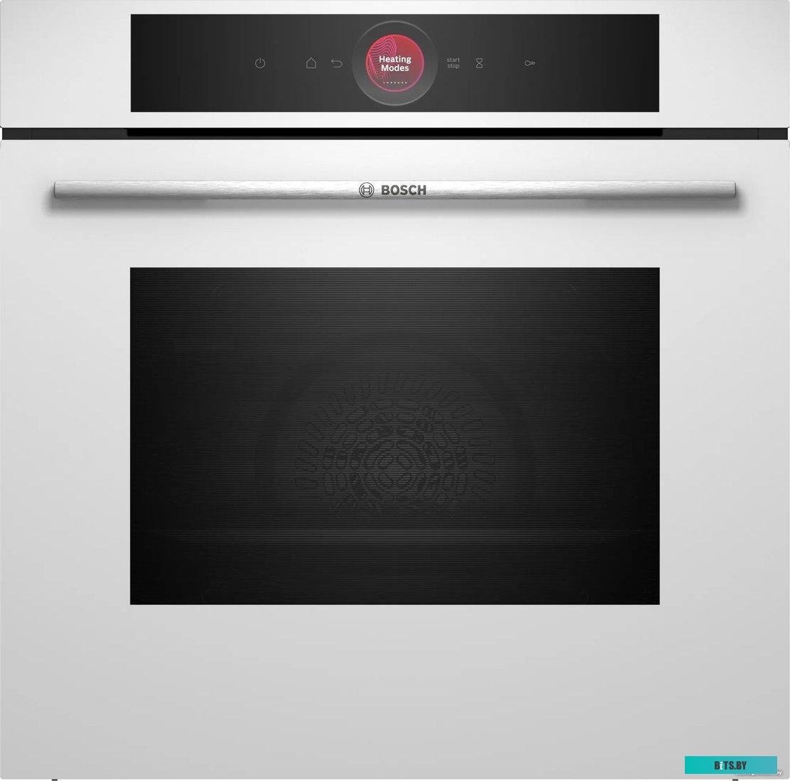 HBG7341W1 Встраиваемый духовой шкаф с 14 режимами нагрева,контроль температуры от 30 °C до 300 °C,объем 71 л,Eco Clean Direct,TFT сенсорный дисплей,дв