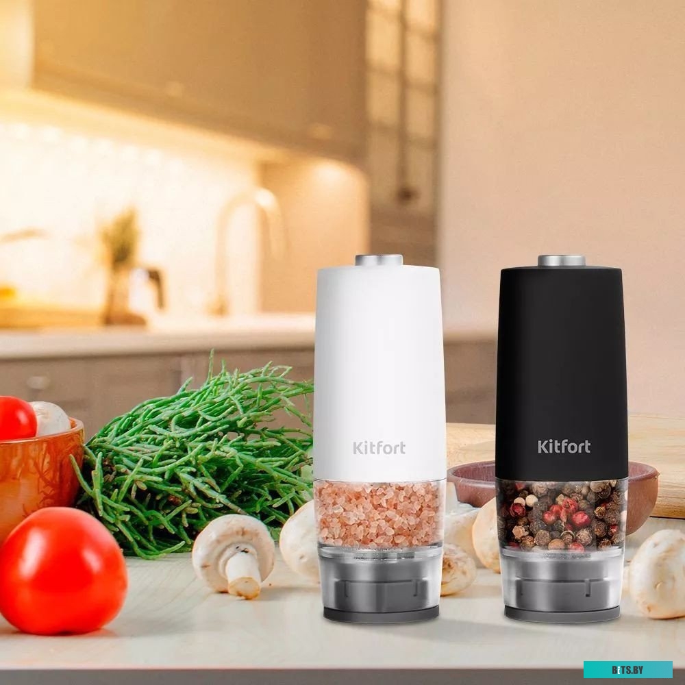 KT-6005 Набор автоматических мельниц для соли и перца Kitfort KT-6005