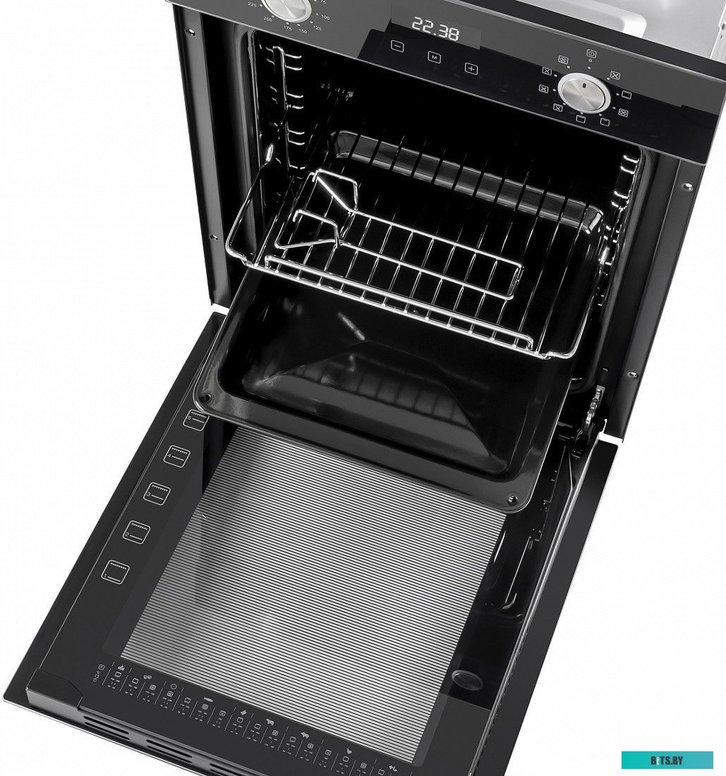 EOEM519B Шкаф духовой электрический MAUNFELD EOEM519B/ 448х546х595 мм, Независимый тип установки, класс энергопотребления А,  10 основных режимов,  эл