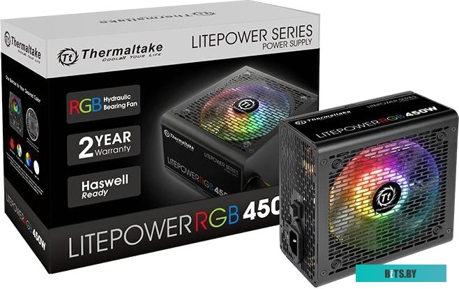 Блок питания Thermaltake Litepower RGB 450W LTP-450AL2NK <PS-LTP-0450NHSANE-1>