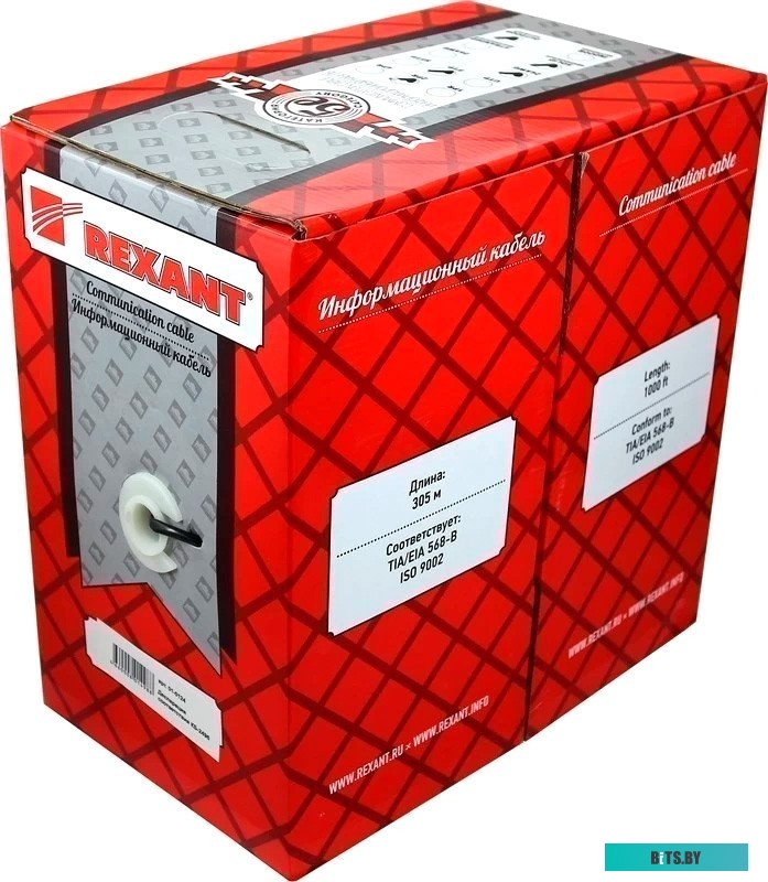 Кабель REXANT UTP 2PR 24AWG CAT5e 01-0026