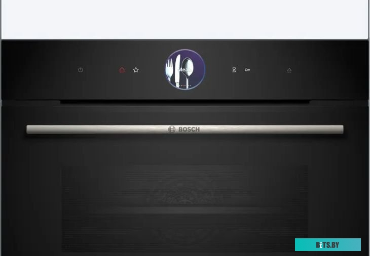 CSG7364B1 Компактный духовой шкаф-пароварка, черный, 14 режимов + комбинированные режимы, функция приготовление на пару 100%, 4-слойное остекление, 3 