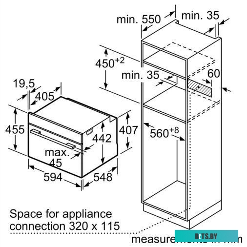 CSG7364B1 Компактный духовой шкаф-пароварка, черный, 14 режимов + комбинированные режимы, функция приготовление на пару 100%, 4-слойное остекление, 3 