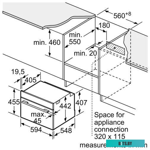 CSG7364B1 Компактный духовой шкаф-пароварка, черный, 14 режимов + комбинированные режимы, функция приготовление на пару 100%, 4-слойное остекление, 3 
