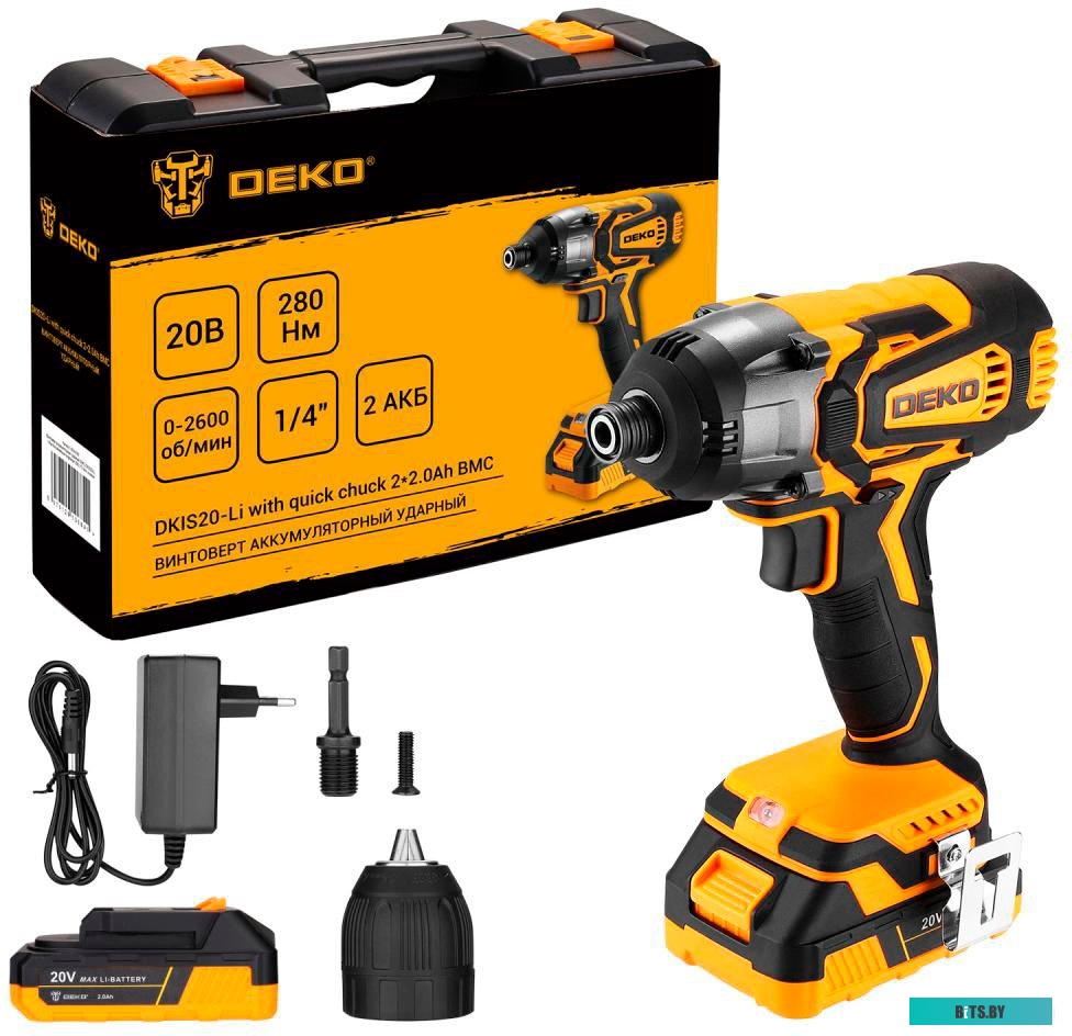Deko DKIS20-Li Set 063-4392 (с 2-мя АКБ, кейс)