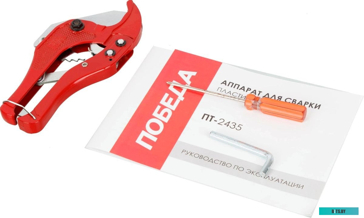 170302435 Сварочный аппарат для пластиковых труб ПОБЕДА ПТ-2435,  кейс [170302435]