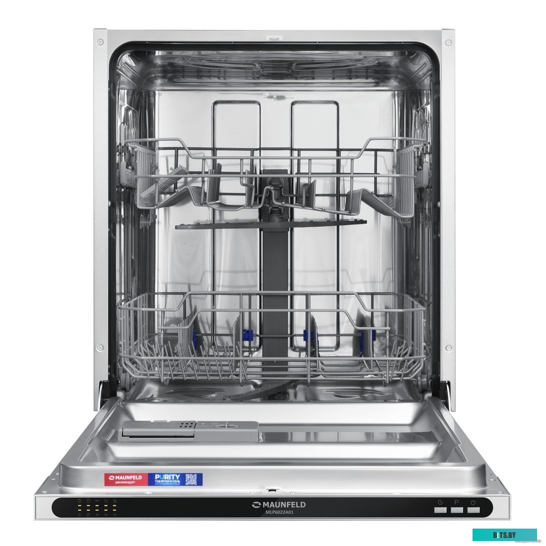 КА-00021068 Встраиваемая посудомоечная машина MAUNFELD MLP6022A01,  полноразмерная, ширина 59.8см, полновстраиваемая, загрузка 12 комплектов