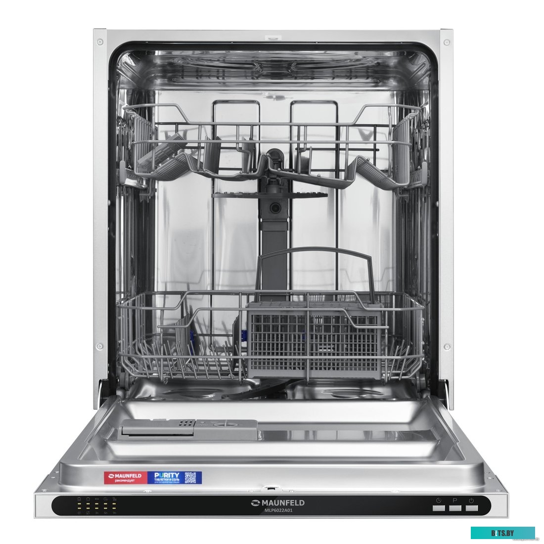 КА-00021068 Встраиваемая посудомоечная машина MAUNFELD MLP6022A01,  полноразмерная, ширина 59.8см, полновстраиваемая, загрузка 12 комплектов