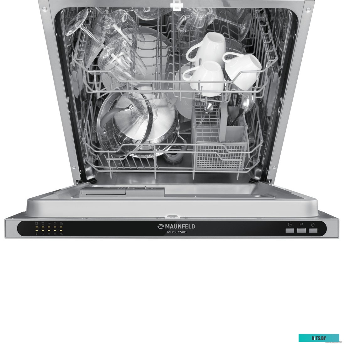 КА-00021068 Встраиваемая посудомоечная машина MAUNFELD MLP6022A01,  полноразмерная, ширина 59.8см, полновстраиваемая, загрузка 12 комплектов