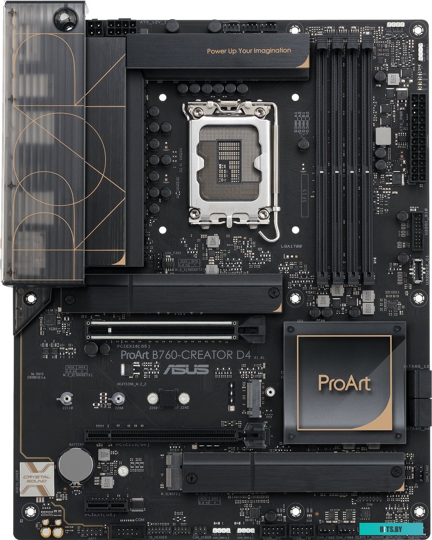 Материнская плата Asus PROART B760-CREATOR, LGA1700, (HDMI, DP), 4xDDR V, ATX