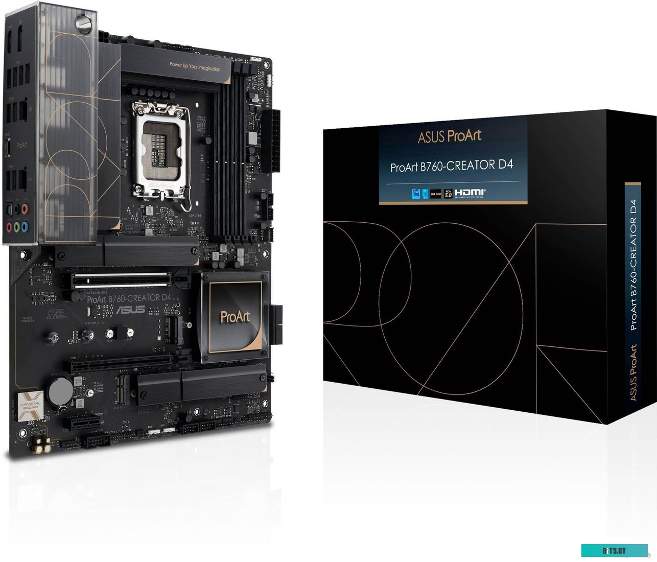 Материнская плата Asus PROART B760-CREATOR, LGA1700, (HDMI, DP), 4xDDR V, ATX