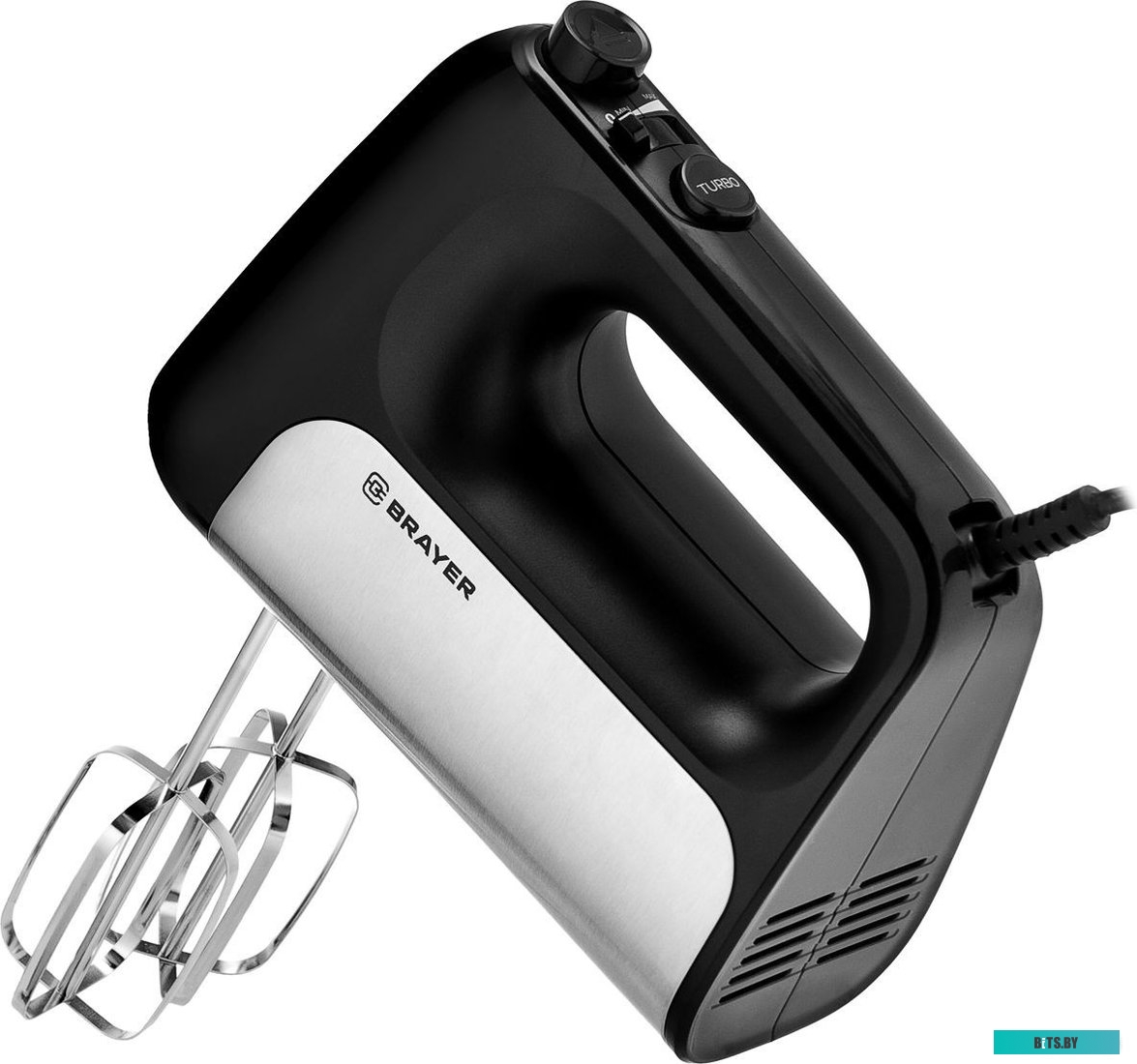 BR1303BK Миксер BRAYER BR1303BK, ручной,  черный и серый