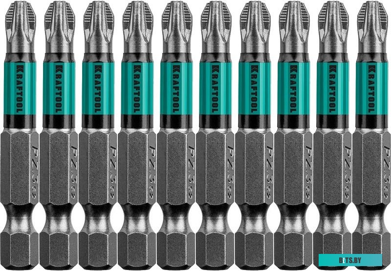 26124-3-50-10 Набор бит Kraftool 26124-3-50-10,  шестигранный (1/4HEX - E),  10шт