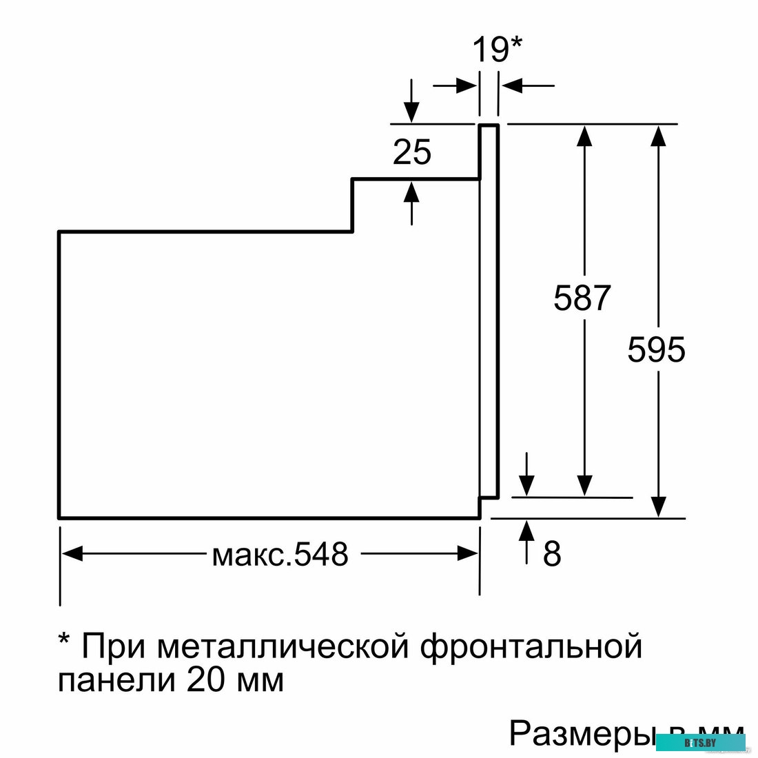 HBF113BV0Q Serie 2, духовой шкаф,цвет белый,светодиодный дисплей. класс энергоэффективности А, 5 режимов, 66 литров, сделано в Турции