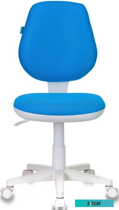 CH-W213/TW-55 Кресло детское Бюрократ CH-W213, на колесиках, ткань, голубой [ch-w213/tw-55]