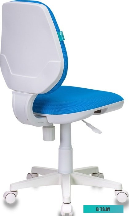 CH-W213/TW-55 Кресло детское Бюрократ CH-W213, на колесиках, ткань, голубой [ch-w213/tw-55]