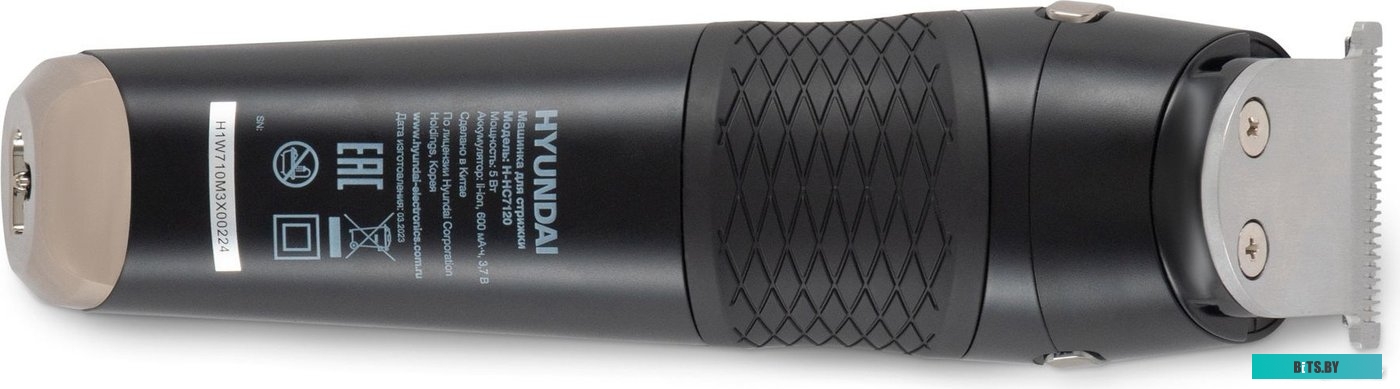 H-HC7120 Машинка для стрижки Hyundai H-HC7120 черный/серебристый 5Вт (насадок в компл:10шт)