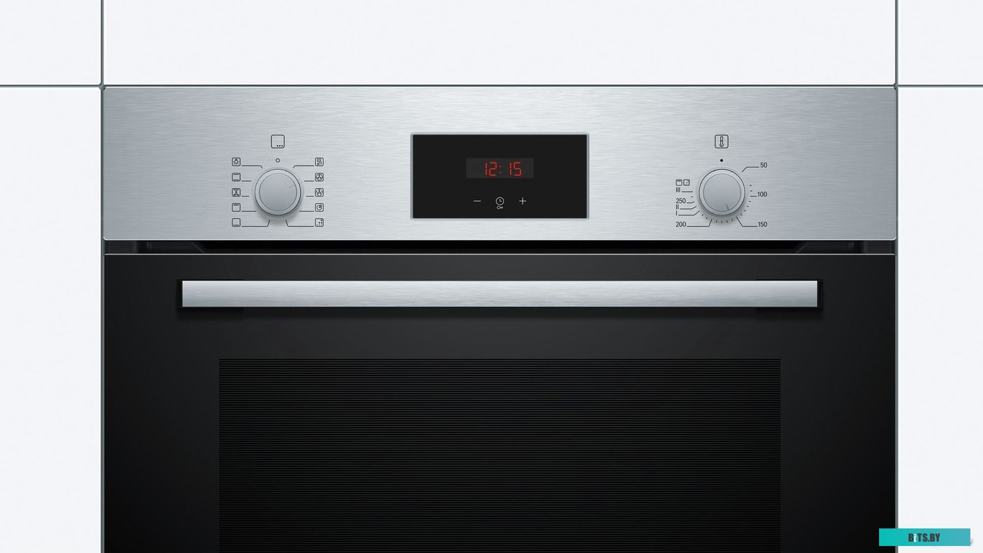 HBF154YS0 Духовой шкаф Bosch HBF154YS0,  черный/серебристый