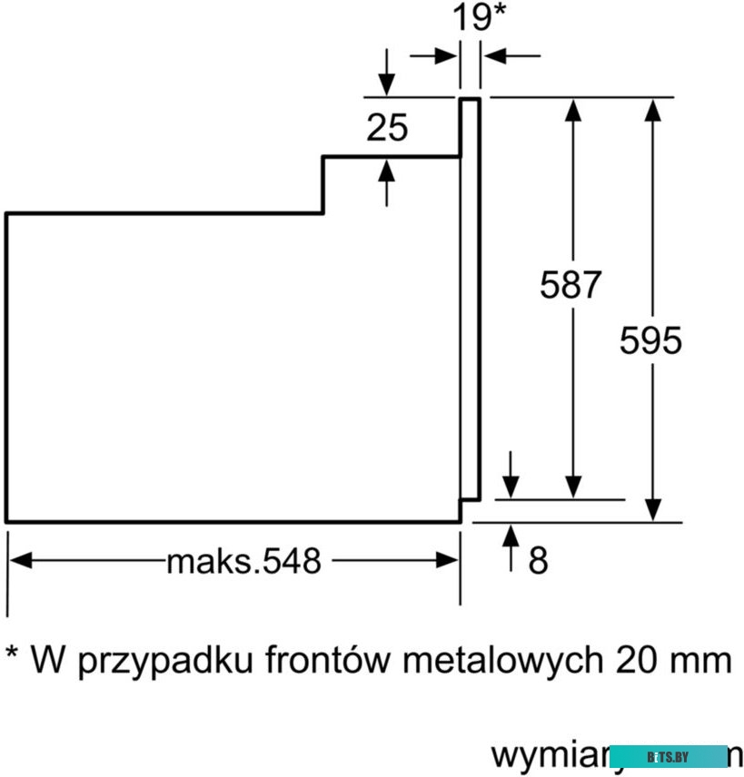 HBF154YS0 Духовой шкаф Bosch HBF154YS0,  черный/серебристый