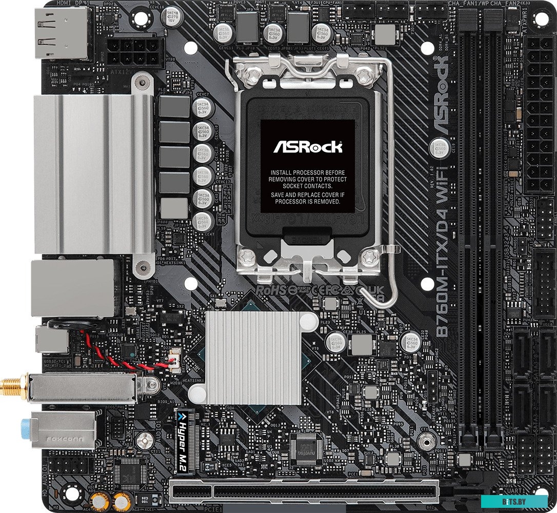 Материнская плата ASRock B760M-ITX/D4 WiFi