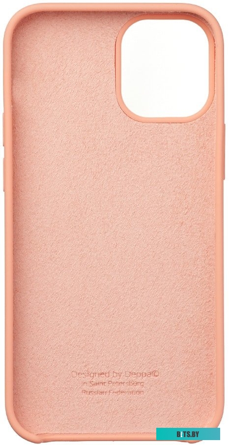 Чехол Deppa Liquid Silicone для Apple iPhone 12 mini, розовый, 87710