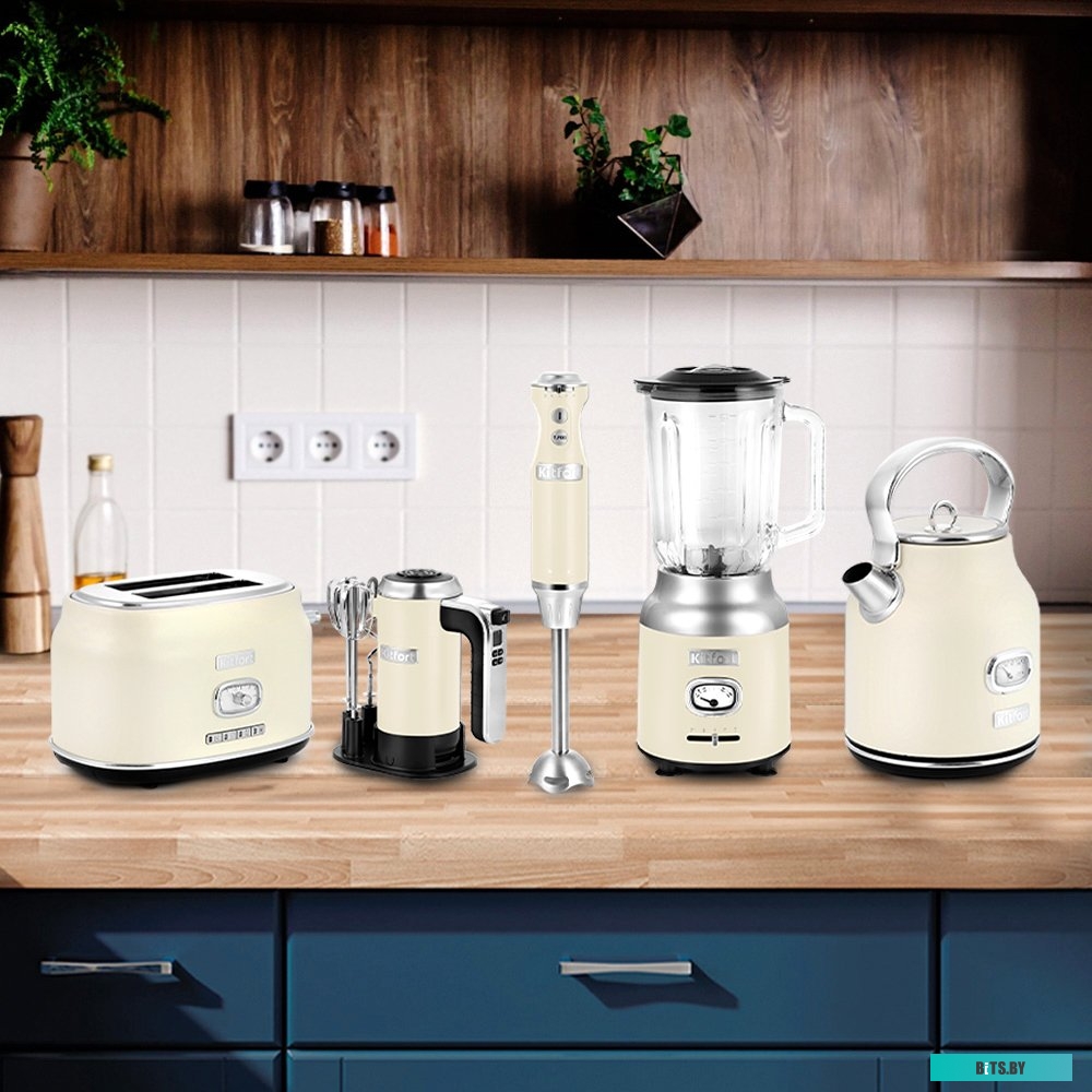 КТ-3044-1 Миксер планетарный KitFort КТ-3044-1, черный/фиолетовый