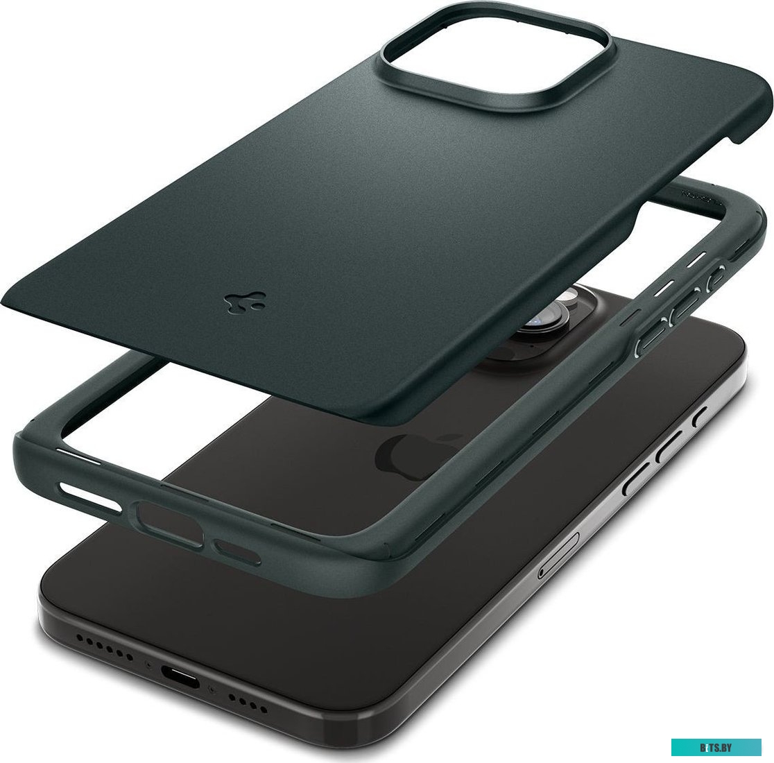 Чехол Spigen Thin Fit для iPhone 15 Pro Max ACS06548 (зеленый)