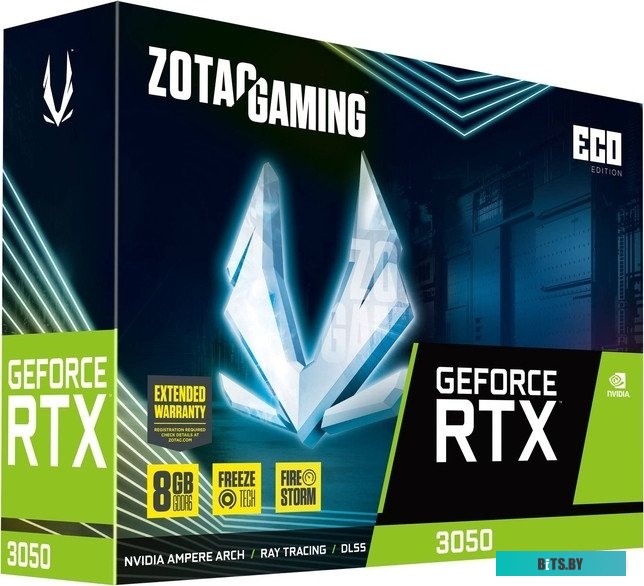 Видеокарта ZOTAC GeForce RTX 3050 Eco ZT-A30500K-10M