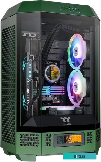 Корпус miniITX Thermaltake The Tower 300 Racing Green, CA-1Y4-00SCWN-00