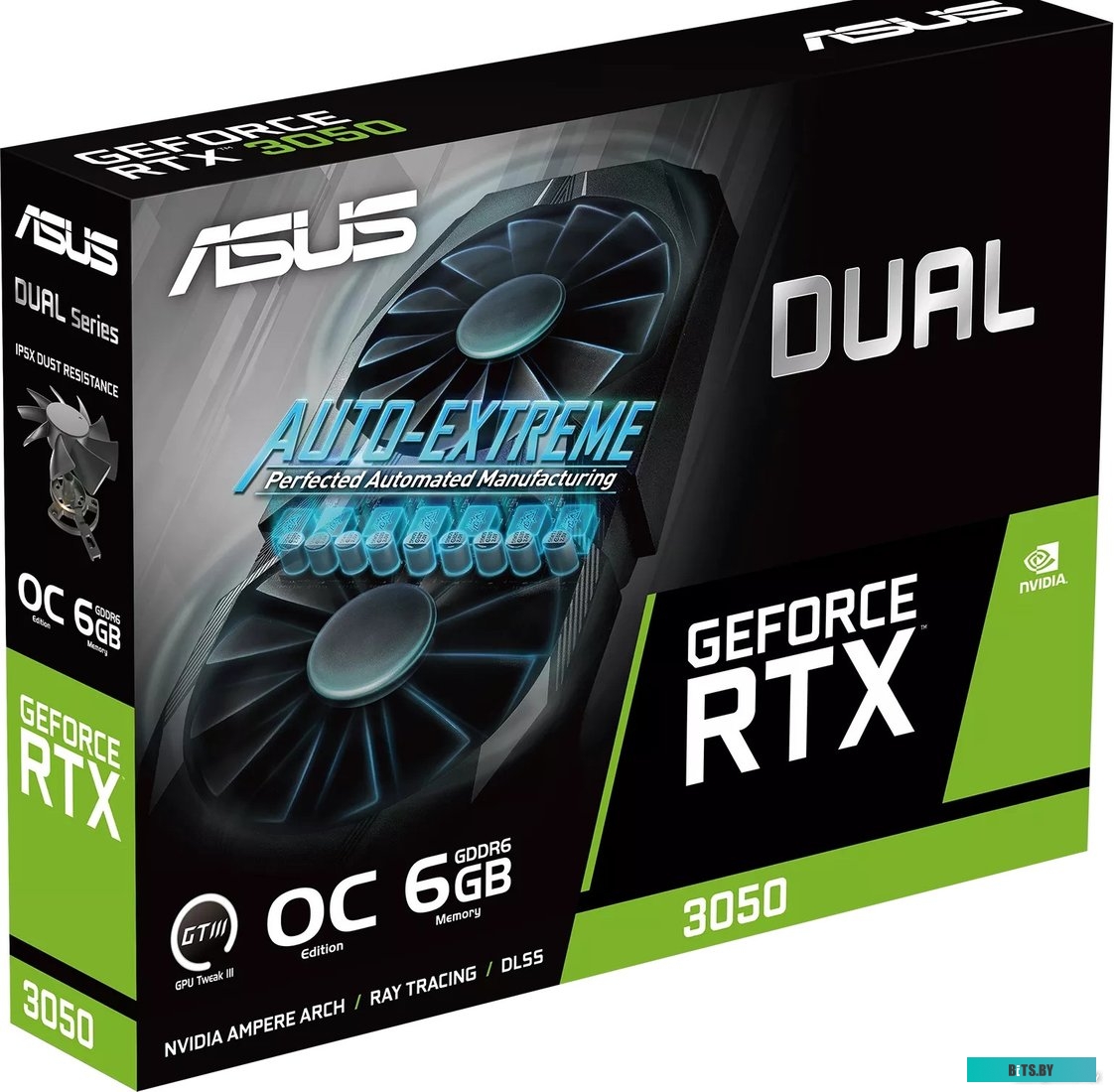 Видеокарта ASUS GeForce RTX 3050 OC Edition DUAL-RTX3050-O6G