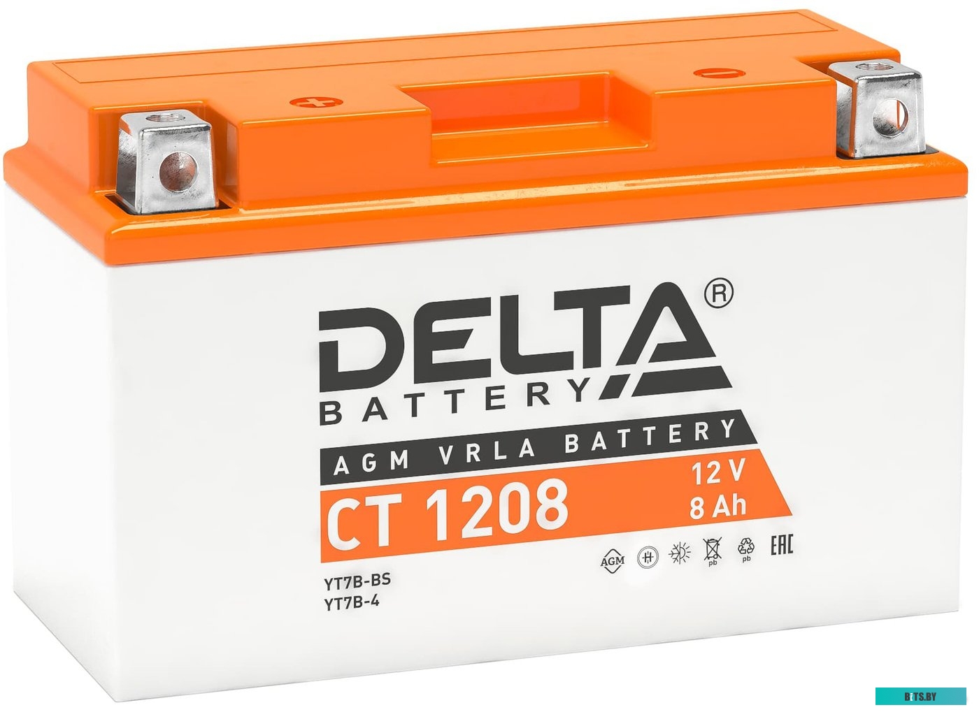 Аккумулятор DELTA CT 1208, 12/8 В/Ач