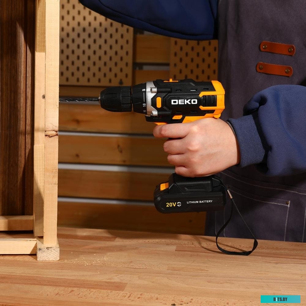 080-1004 6974129108302 Deko Banger 20V 080-1004 (с 1-им АКБ, кейс)