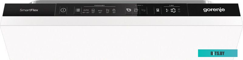 GV561D10 Встраиваемая посудомоечная машина Gorenje GV561D10,  узкая, ширина 44.8см, полновстраиваемая, загрузка 11 комплектов