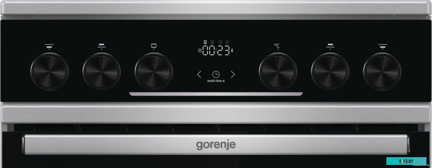GEC5C61XPA Электрическая плита Gorenje/ Электрическая плита Gorenje, Линия Advanced, Эмаль SilverMatte, стеклокерамическая варочная поверхность, мульт