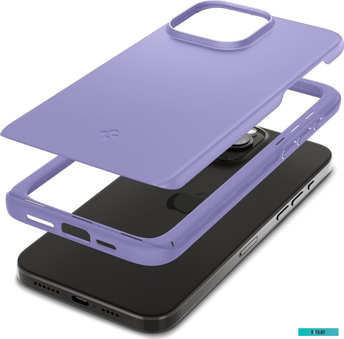 Чехол Spigen Thin Fit для iPhone 15 Pro Max ACS06549 (фиолетовый)