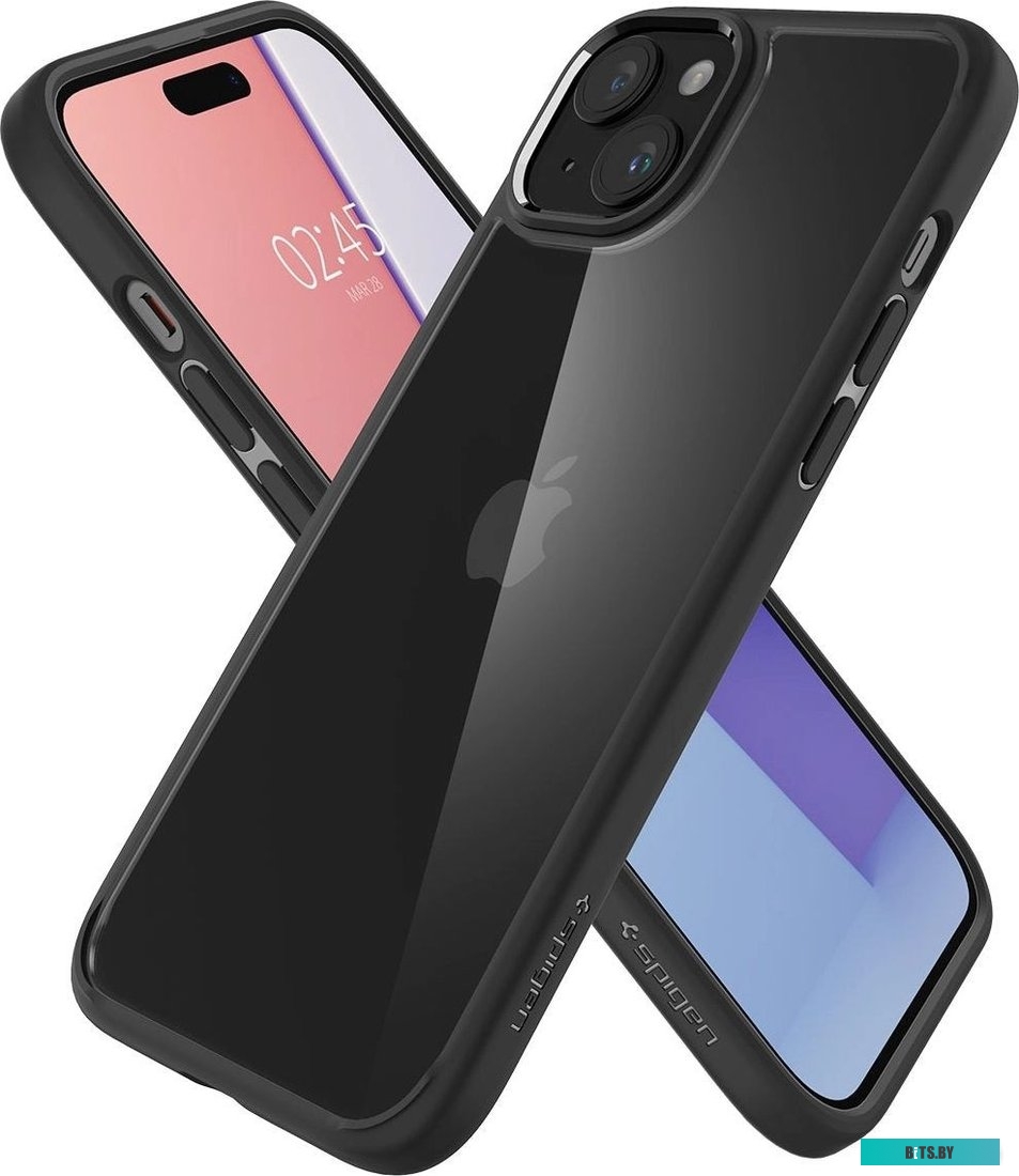 Чехол Spigen Ultra Hybrid для iPhone 15 ACS06799 (черный)
