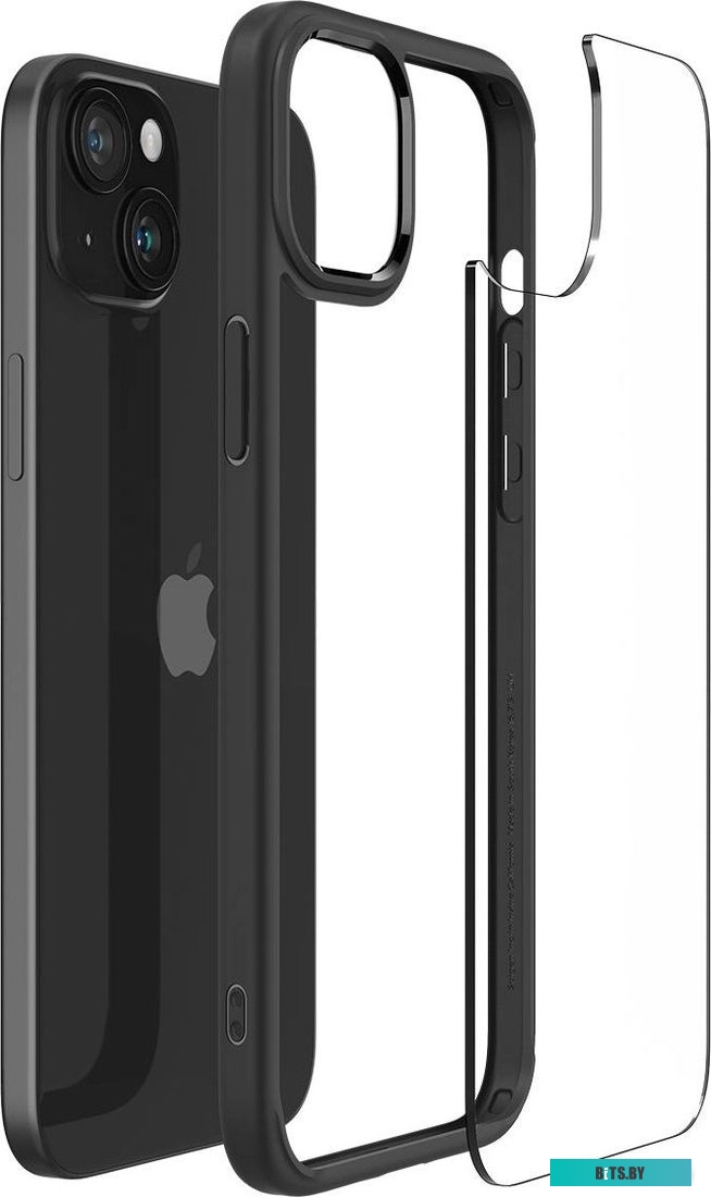 Чехол Spigen Ultra Hybrid для iPhone 15 ACS06799 (черный)