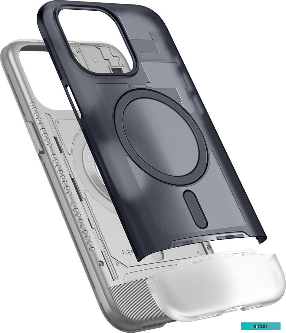 Чехол Spigen Classic C1 MagFit для iPhone 15 Pro Max ACS06607 Серый