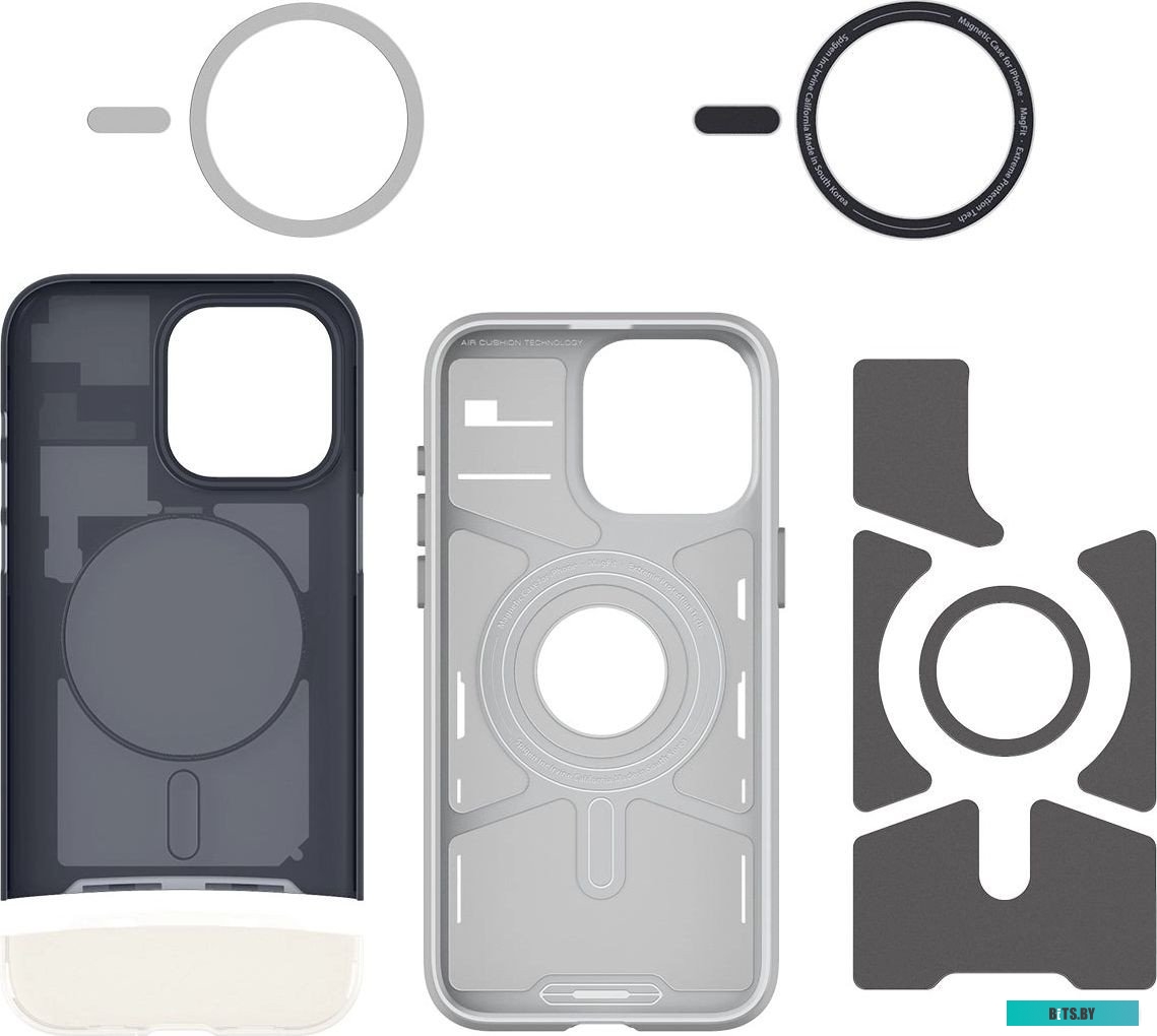 Чехол Spigen Classic C1 MagFit для iPhone 15 Pro Max ACS06607 Серый