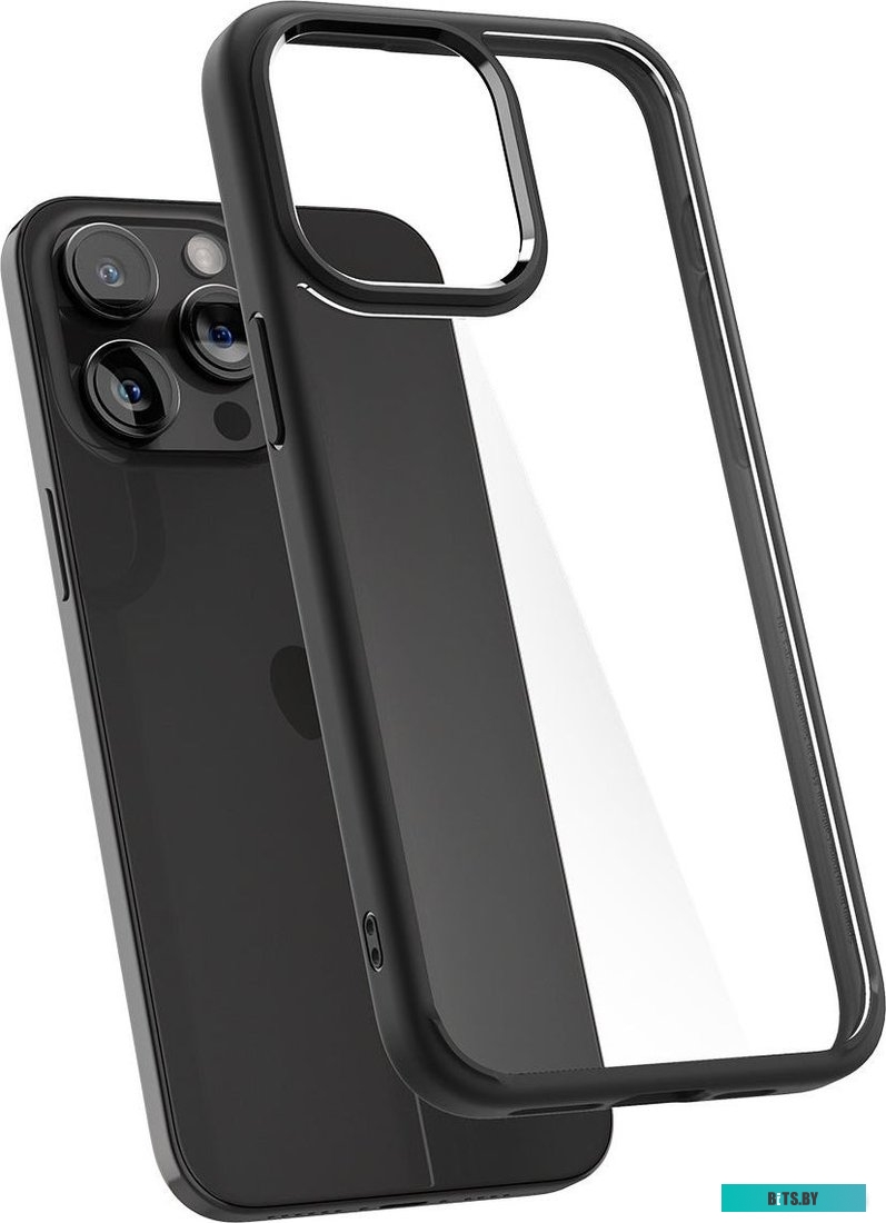 Чехол Spigen Ultra Hybrid для iPhone 15 Pro Max ACS06570 (черный)