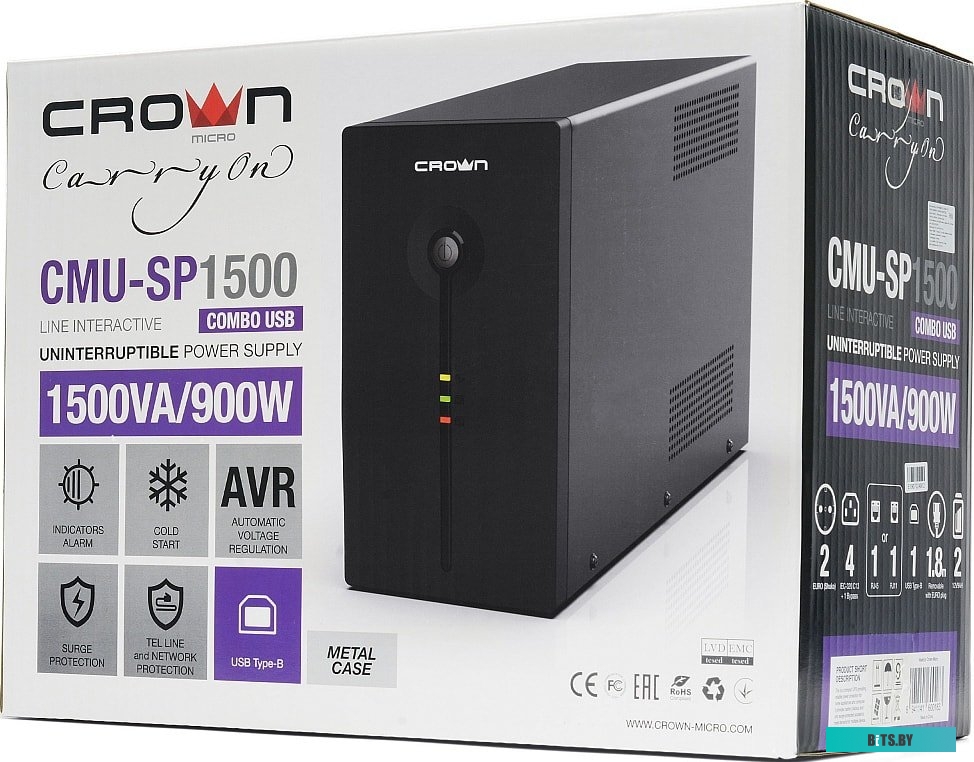 CMU-SP1500 COMBO USB Источник бесперебойного питания CMU-SP1500COMBO USB