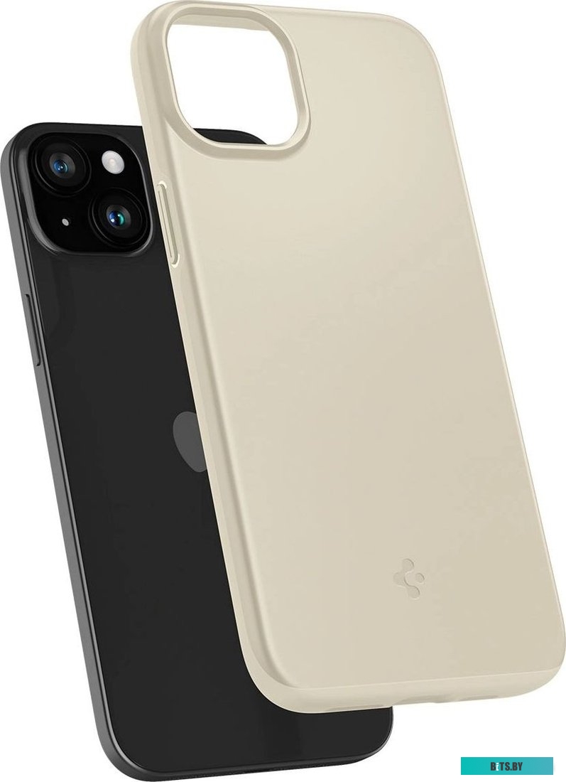 Чехол для iPhone 15 Spigen Thin Fit ACS06782 (бежевый)
