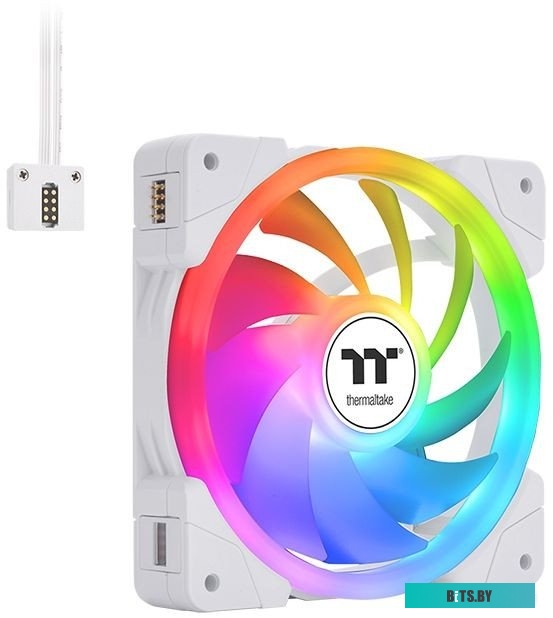 Набор вентиляторов Thermaltake Swafan EX14 ARGB White TT Premium Edition 3-Fan Pack CL-F170-PL14SW-A