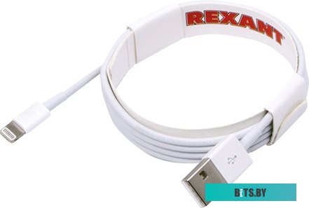 Кабель Rexant 18-0000 USB Type-C - Lighting (1 м, белый)