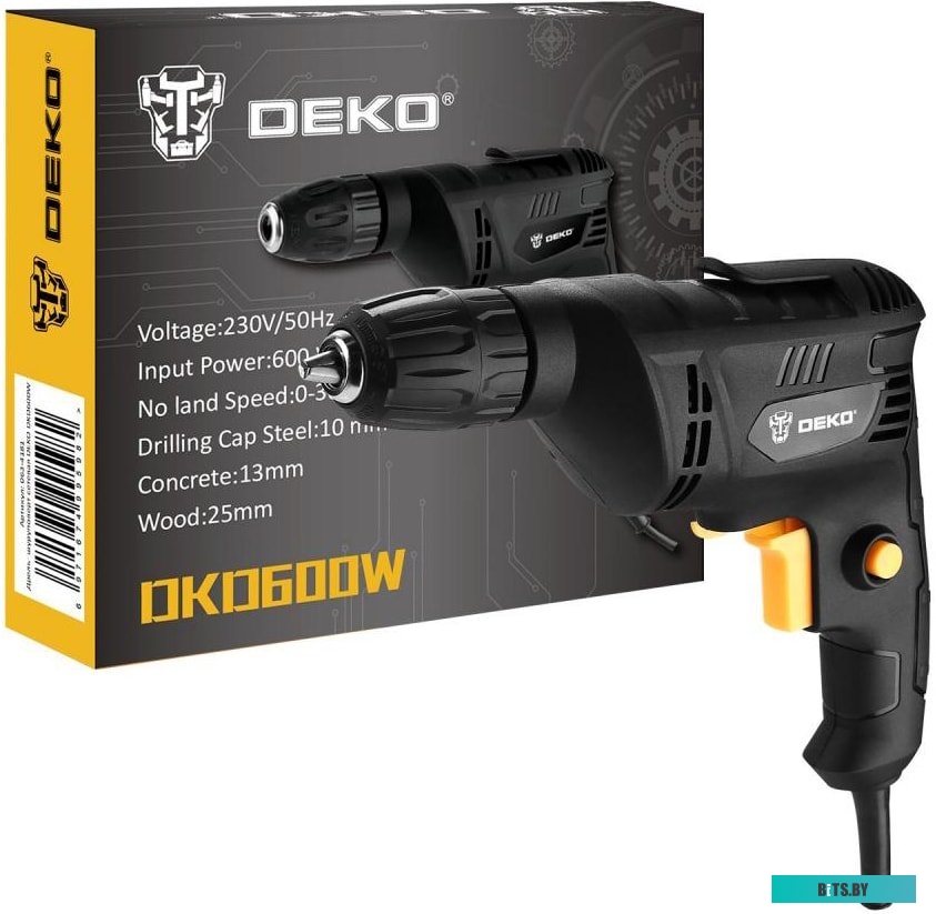 063-4181 Дрель-шуруповерт DEKO DKD600W, сетевой [063-4181]