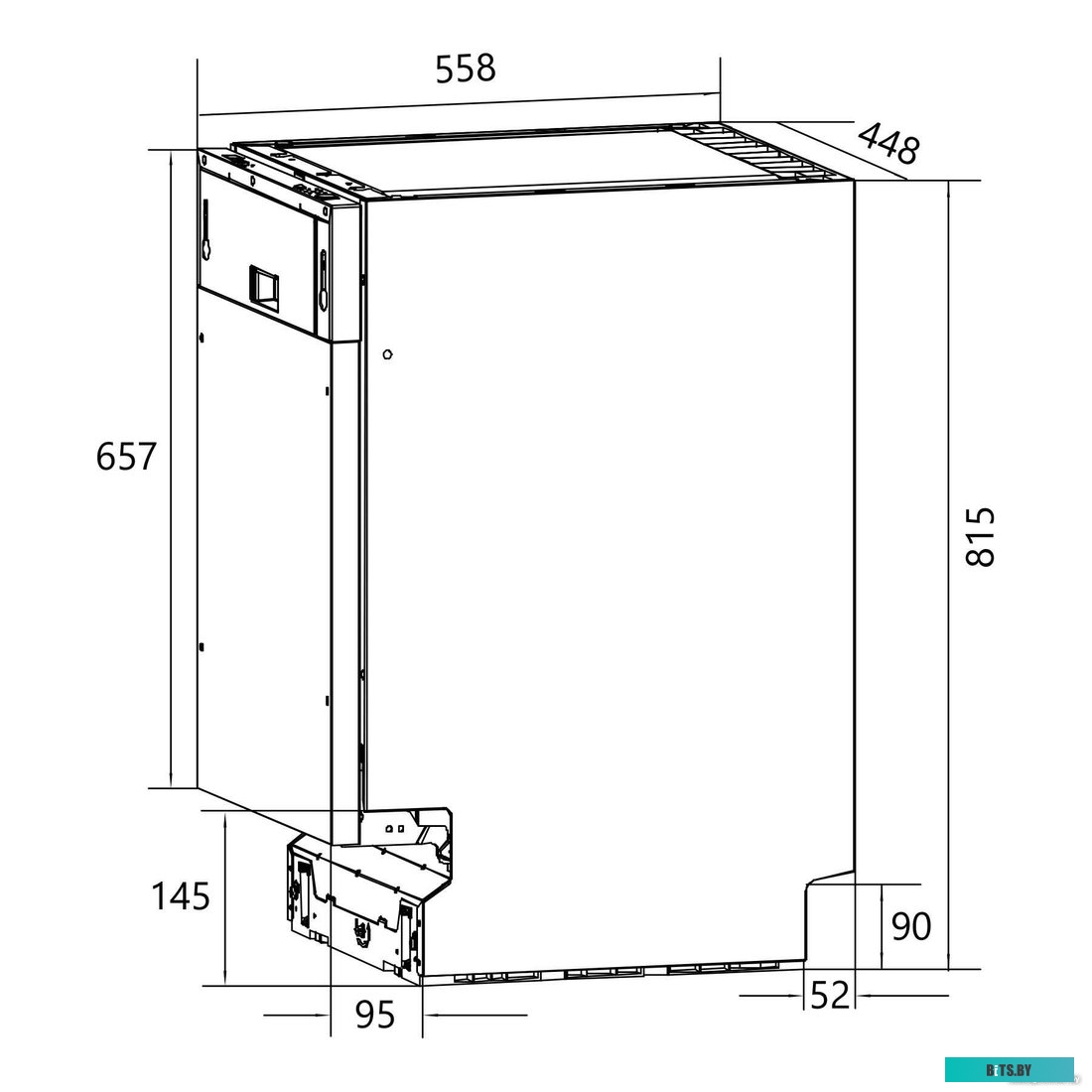 DB30S52I01 Встраиваемая посудомоечная машина 45CM DB30S52I01 THOMSON