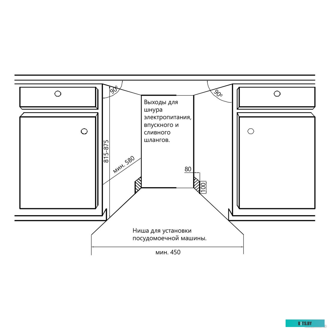 DB30S52I01 Встраиваемая посудомоечная машина 45CM DB30S52I01 THOMSON