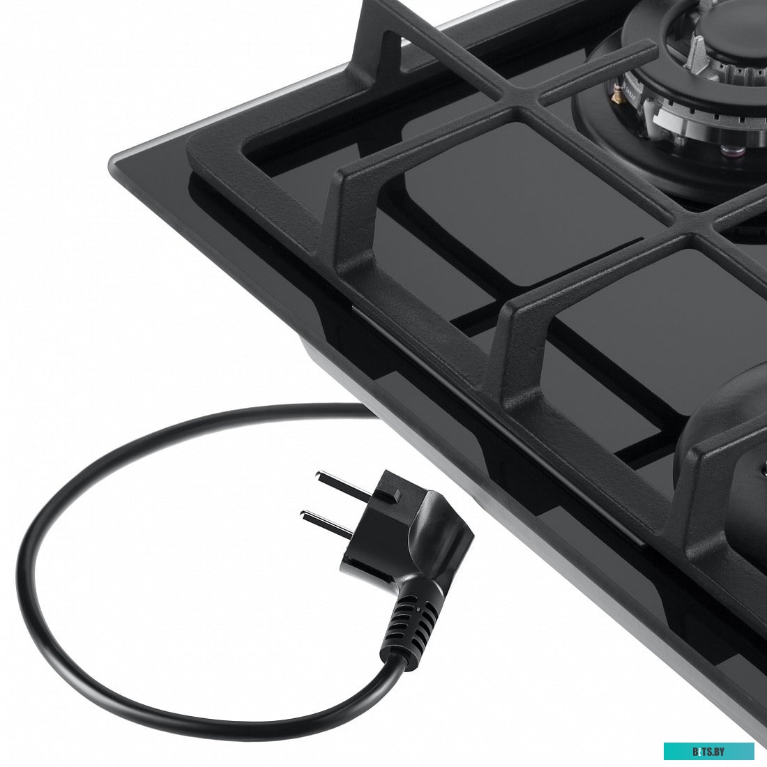 EGHG.43.33CB/G Встраиваемые газовые панели MAUNFELD/ Варочная панель, газ, ширина 45 см, 3 конфорки, электроподжиг, газ-контроль, WOK-конфорка, механи